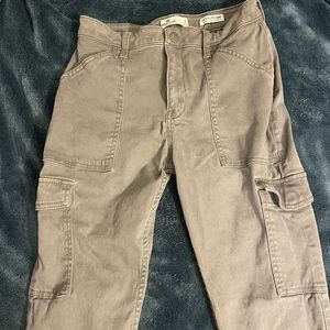 Hollister High Rise Cargo Jeans